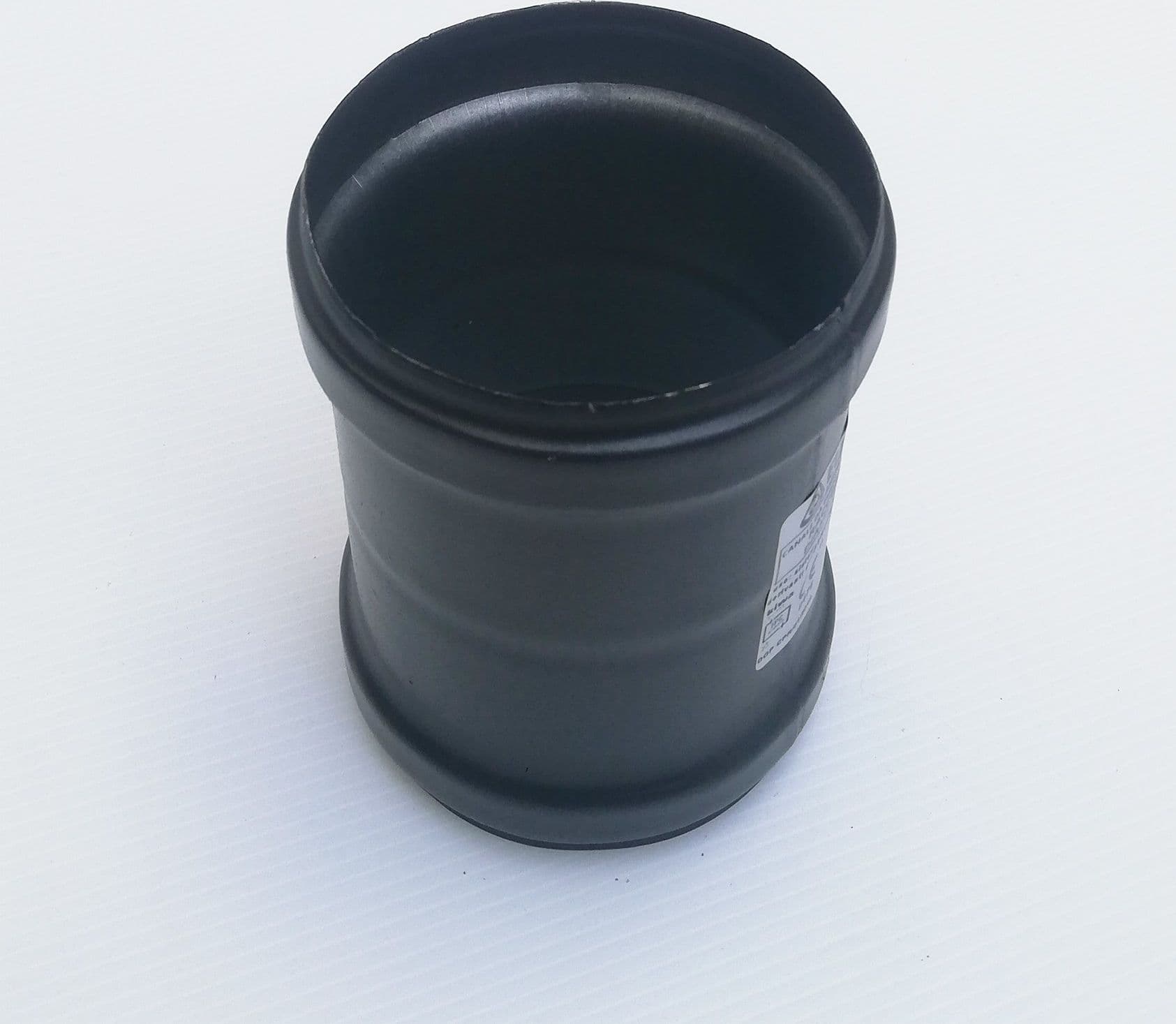 Tubo nero pellet giunzione manicotto FF da 80mm - 3