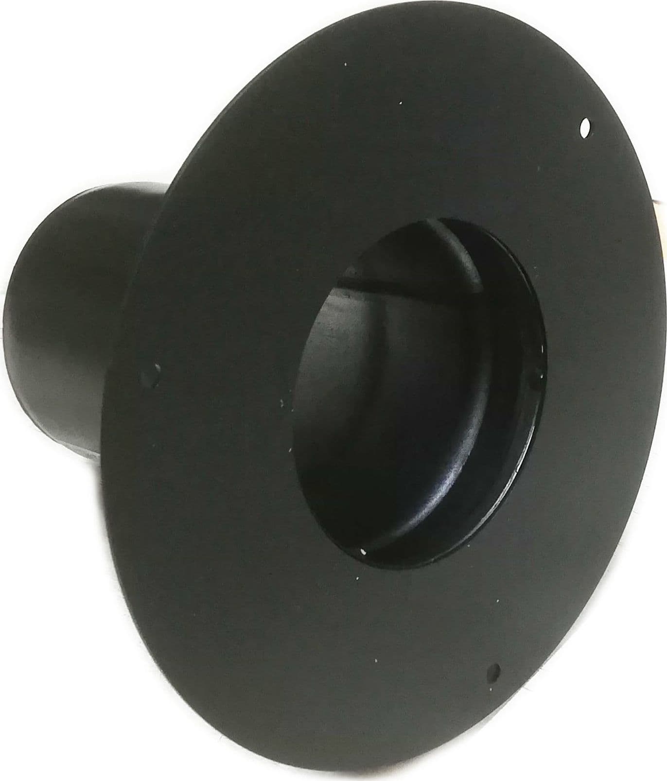 Rosone unico nero pellet da 100mm - 3