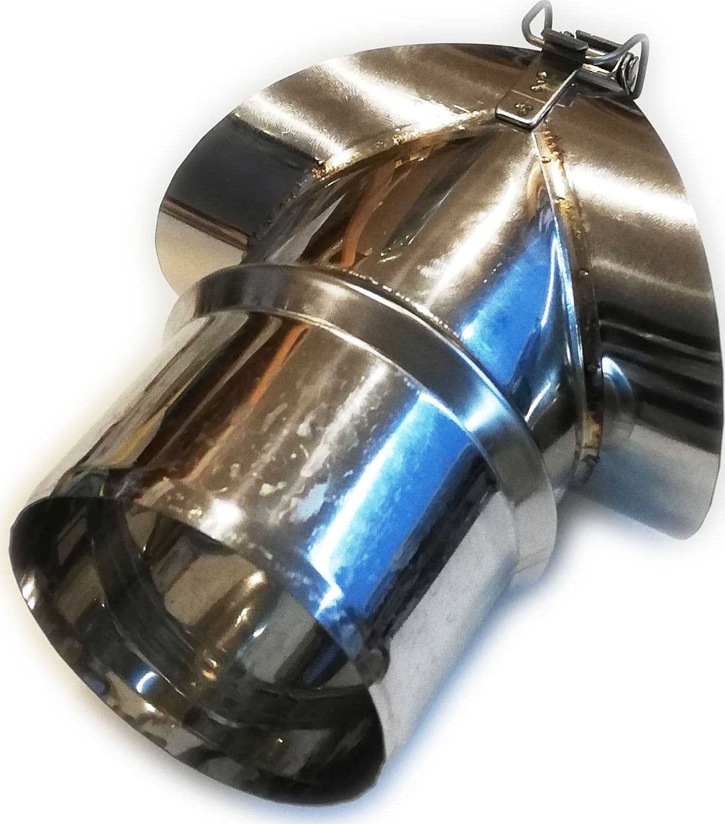 Raccordo a sella da 250mm in acciaio inox AISI 304 - 3