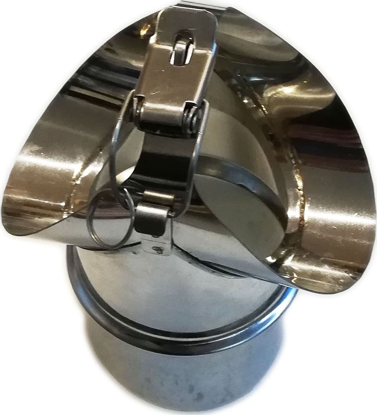 Raccordo a sella da 250mm in acciaio inox AISI 304 - 5