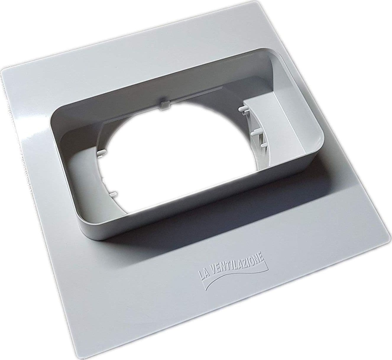 First da 100 a 120x60mm placca per passaggio a muro per tubi aerazione cappa in Registri griglie e sfiatatoi Aloiserw.com - Altomonte, commercioVirtuoso.it