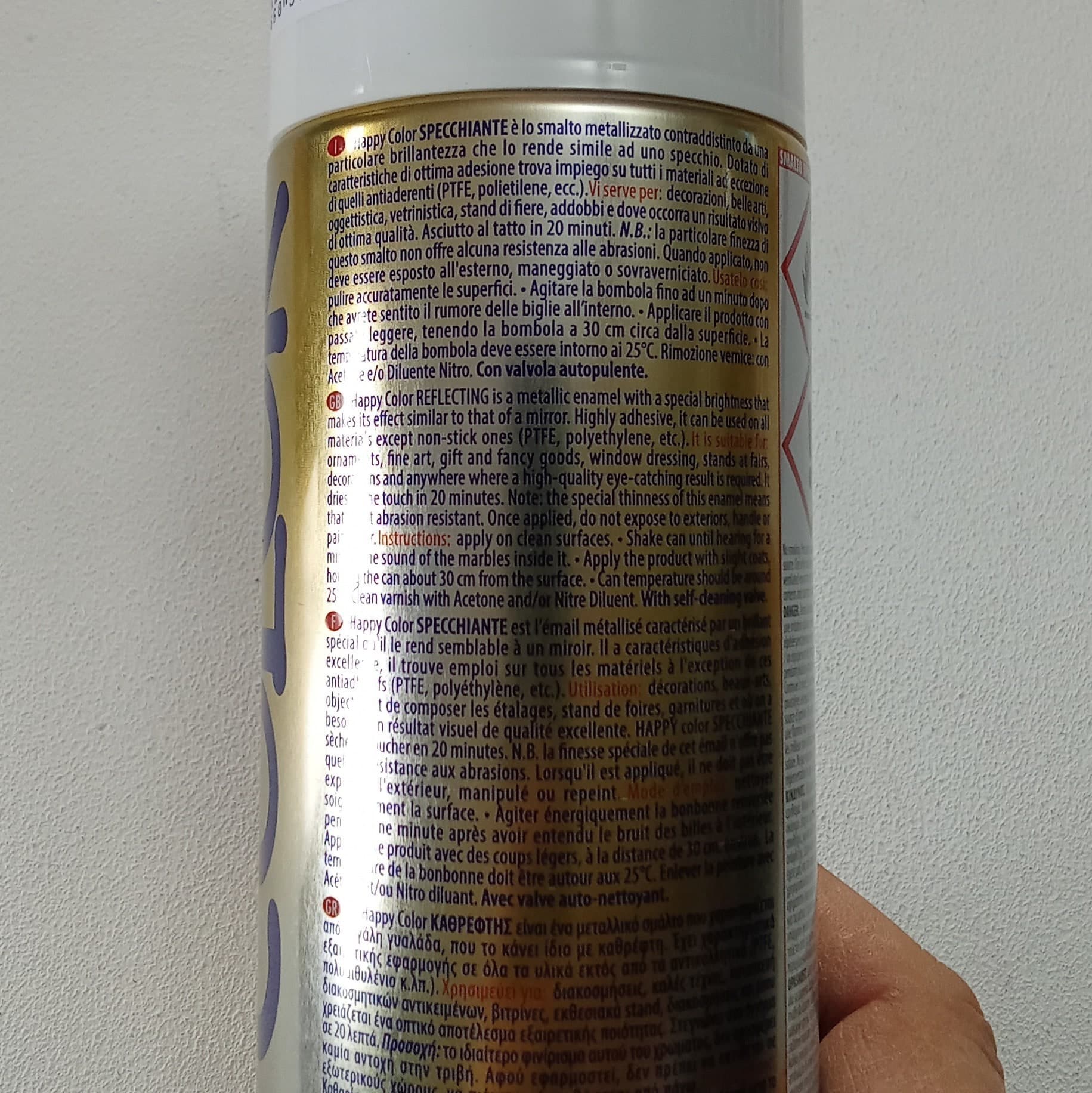 Saratoga bomboletta happy color 400ml specchiante lucido - 3