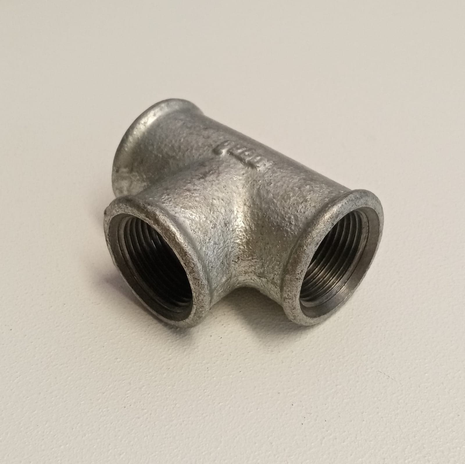 Raccordo FFF da 1''+1/2Tee t ghisa zincata malleabile raccordo di connessione a 3 vie - 2