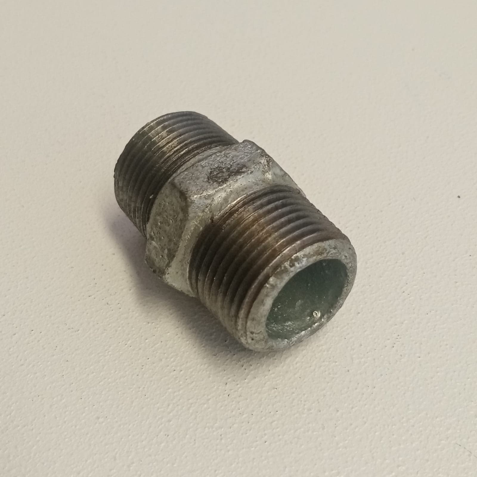 Raccordo MM 1'' niples nipplo doppia vite di ghisa zincata malleabile - 2