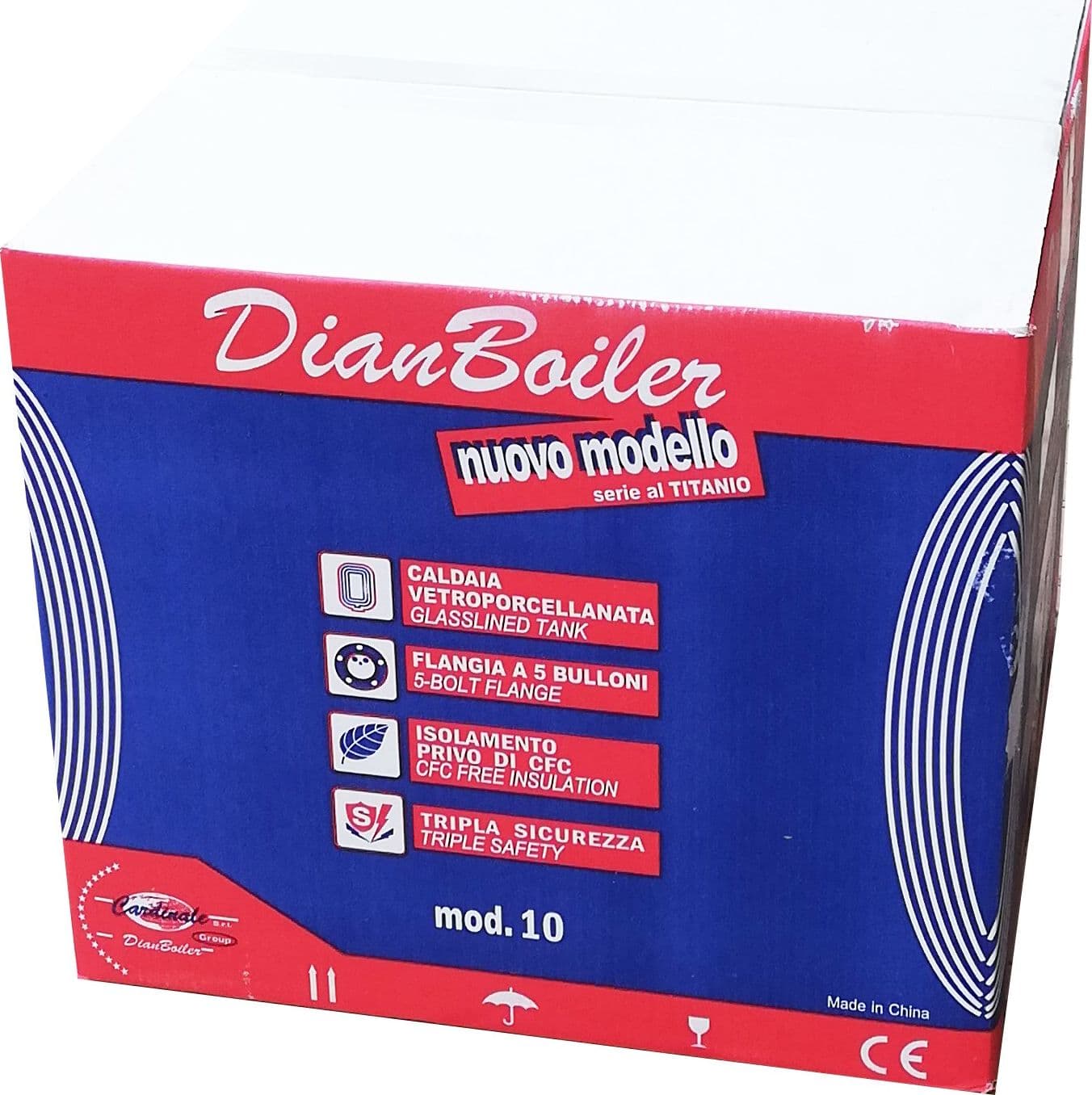 Scaldabagno boiler elettrico 10lt sopralavello - garanzia 2 anni - 3