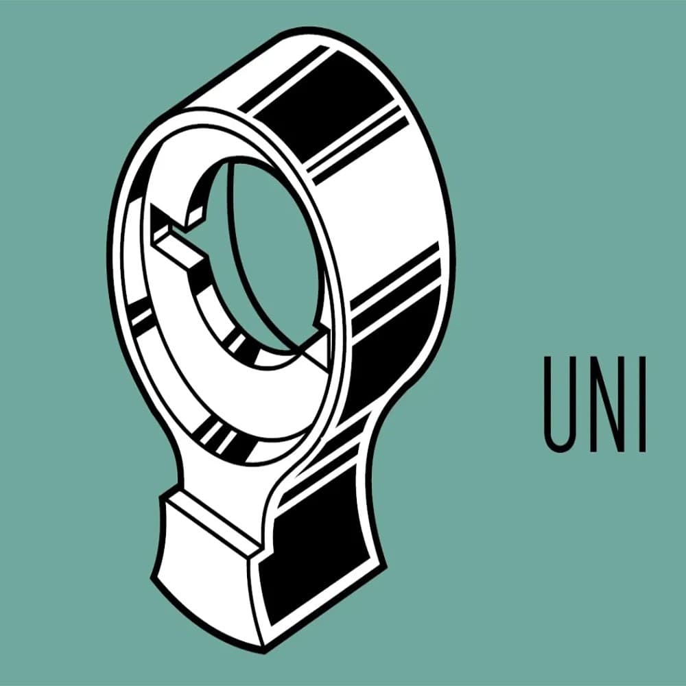Facchinetti A 26,5 - B 42,5mm (69mm) cilindro ovale nichelato universale per profilati - 3