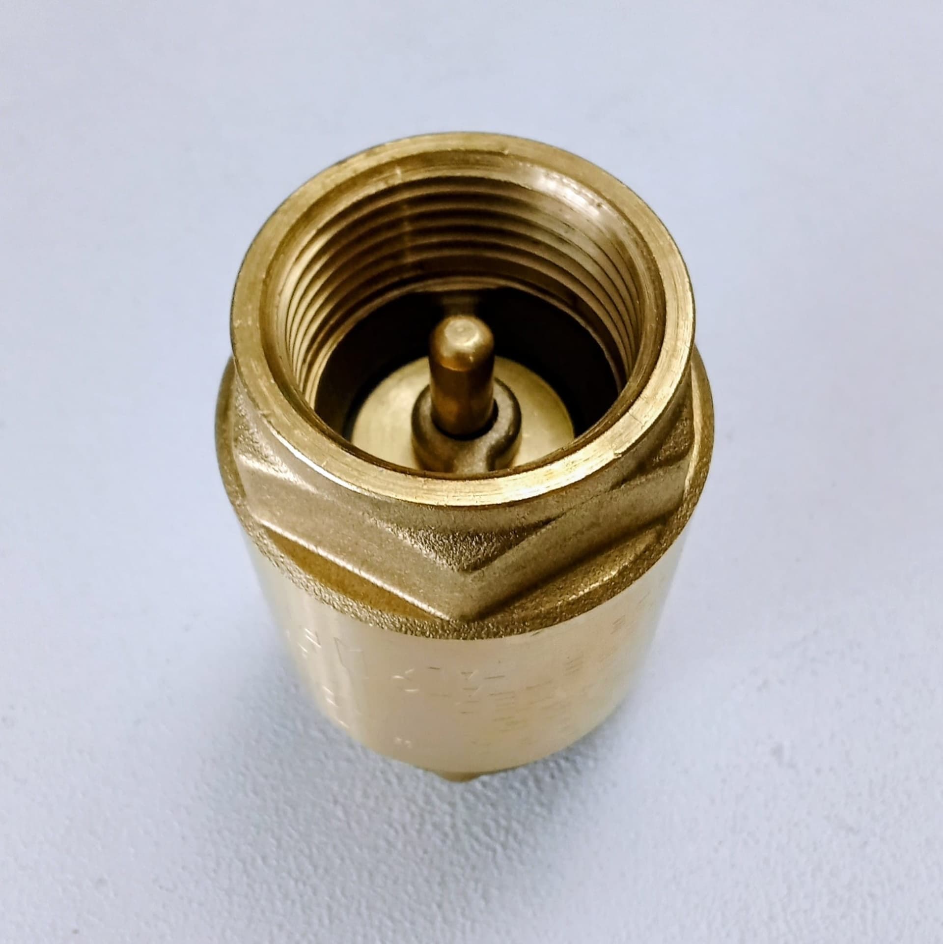 Valvola di ritegno Europa FF in ottone da 1/2" otturatore in ottone - 3