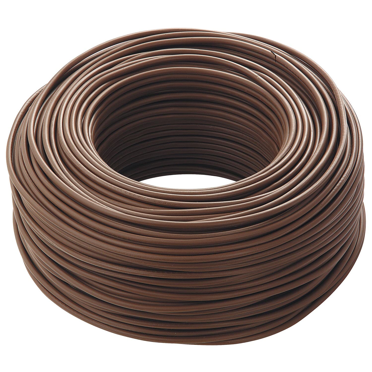 Cavo elettrico marrone multipolare in pvc FS18OR18 - 1mt - 4