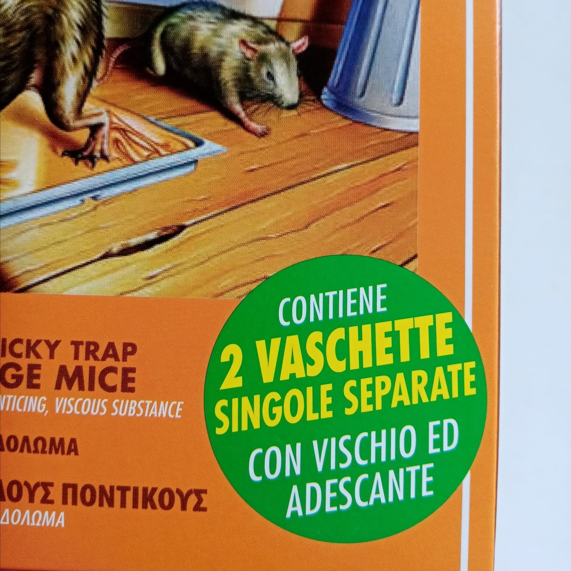 Saratoga Top Tak 2pz di trappola vischiosa con esca per ratti topi - 3