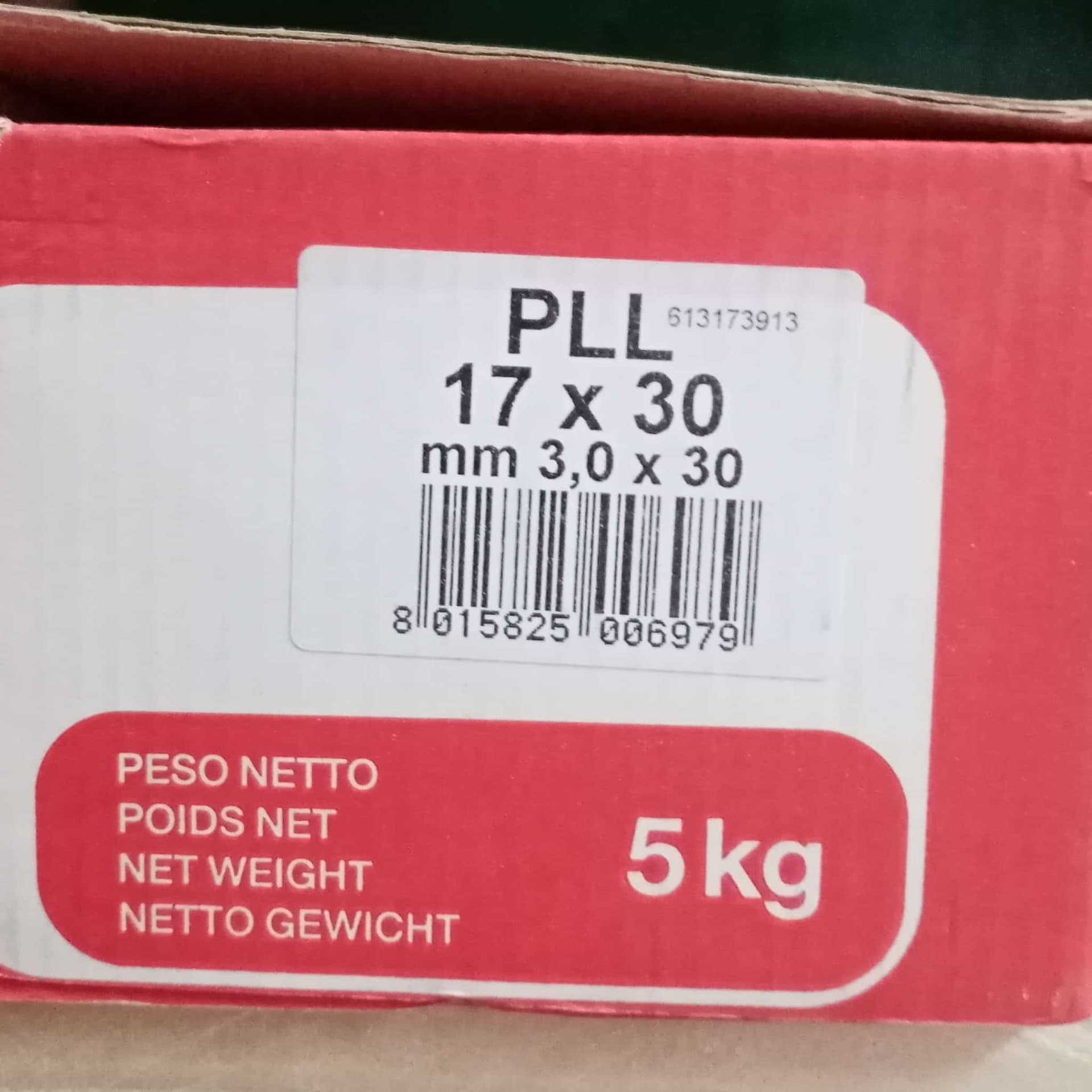 Cavatorta 1kg chiodi PLL da 17x30 a testa larga per legno - 4