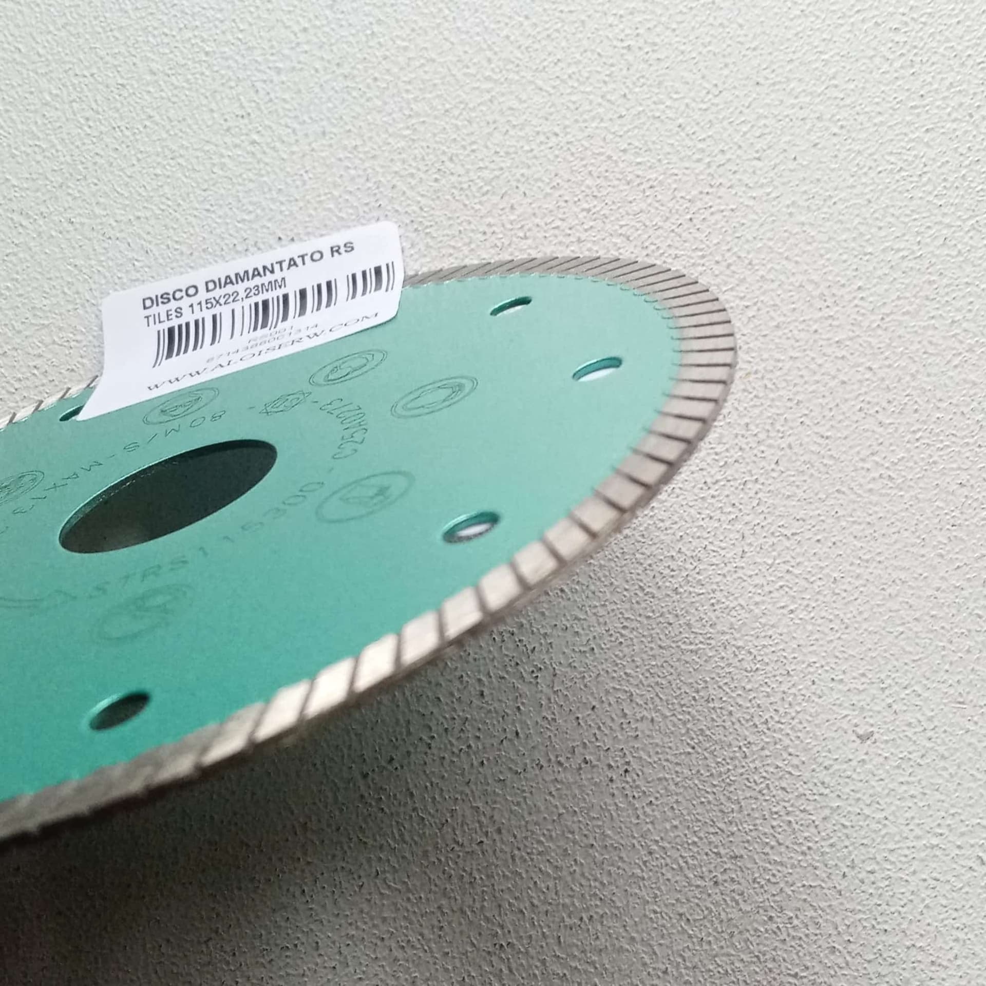 Sankyo RS 115mm disco diamantato universale per taglio piastrelle agglomerato granito - 4