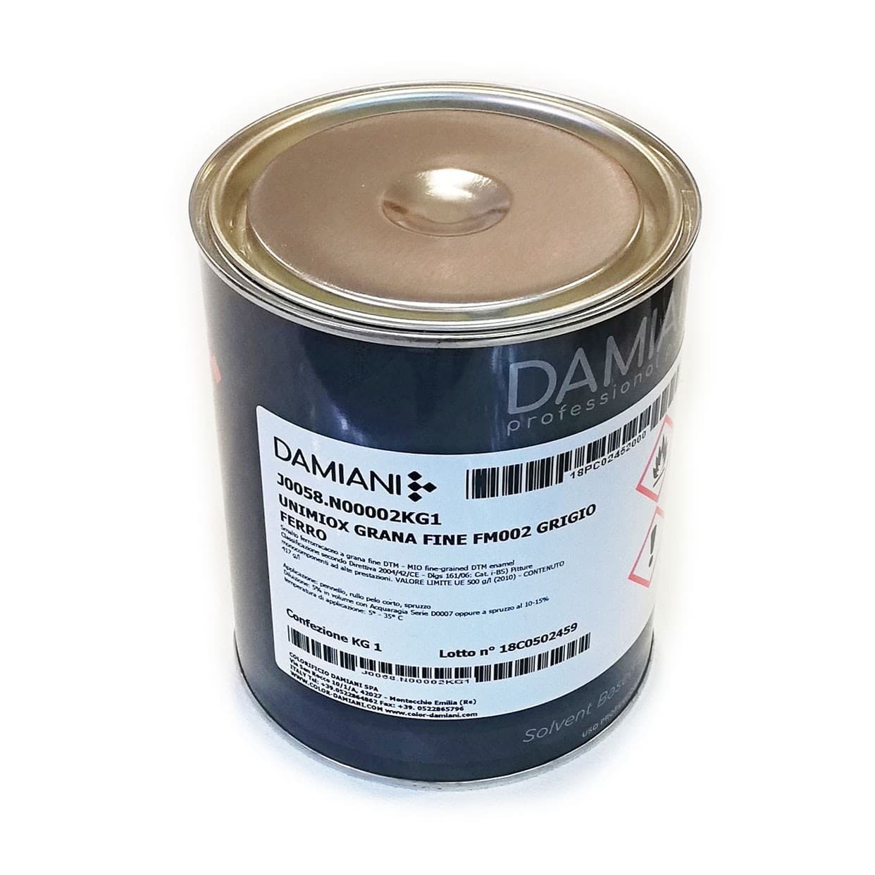 Damiani Unimiox 1kg smalto ferro micaceo grana fine - 2