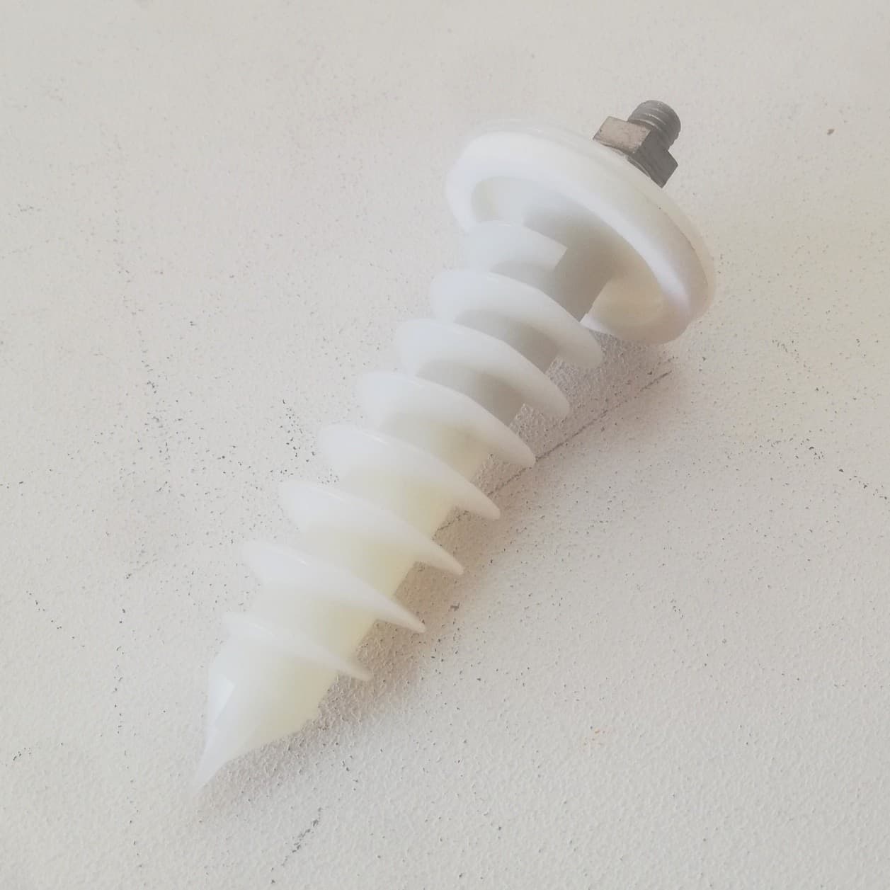 Tassello autoforante in nylon per pannelli isolanti con collare e vite TE - 2