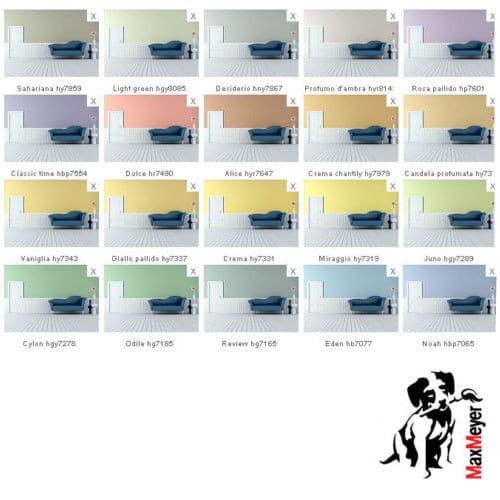Open Space 12lt pittura traspirante colorata per interno colori pastello - 27