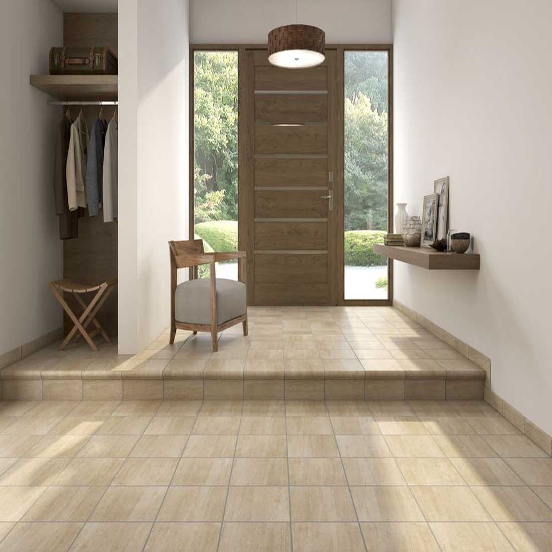 Gradino klinker 325x330x18mm serie Esmaltados Columbia colore Beige - 1pz - 5
