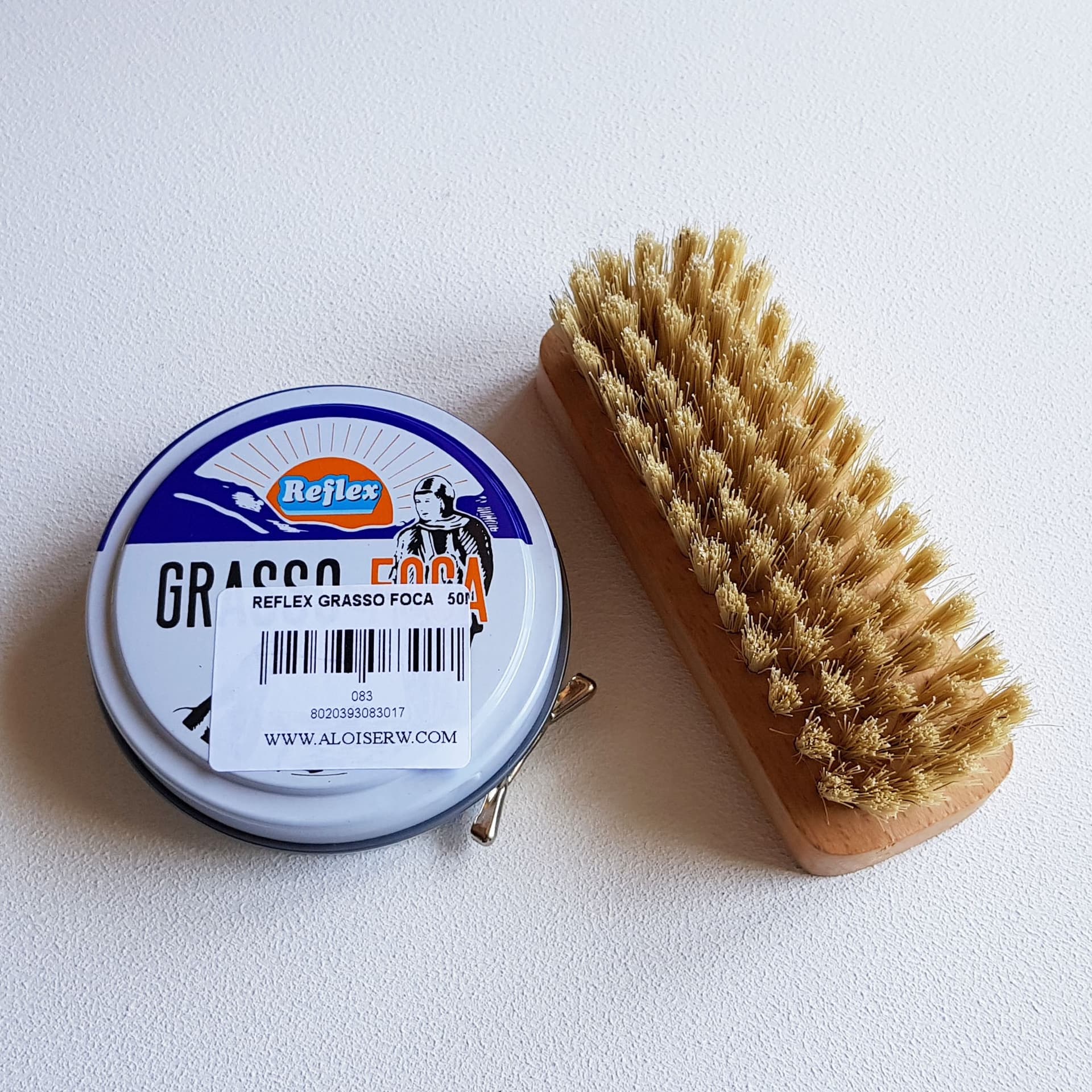 Reflex grasso foca con spazzola setole chiare - 6