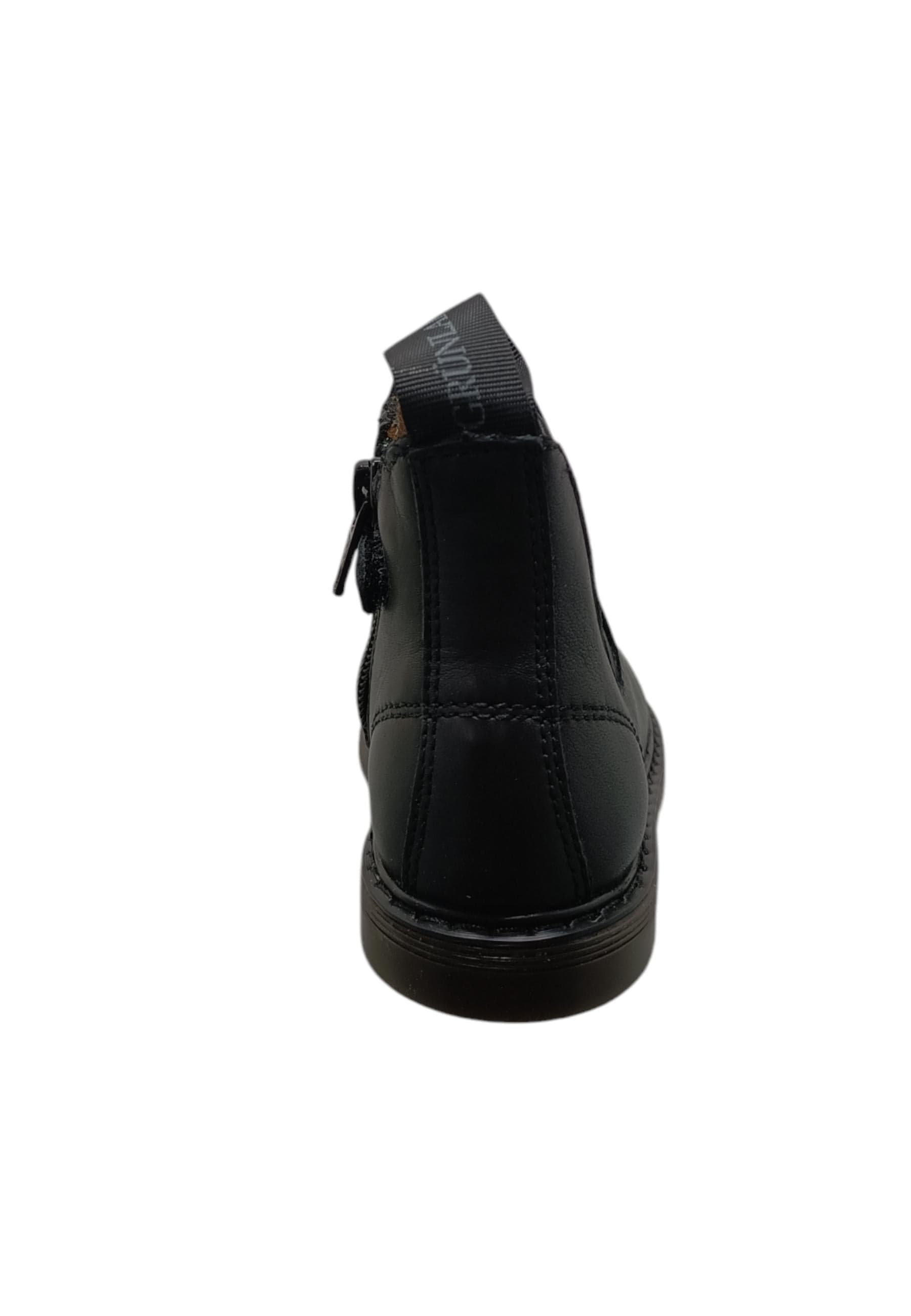 Stivaletti bambino Grunland Junior Nill nero pelle - Anfibi con zip laterale in Ballerine Scarpetteria Gica - Trani, commercioVirtuoso.it
