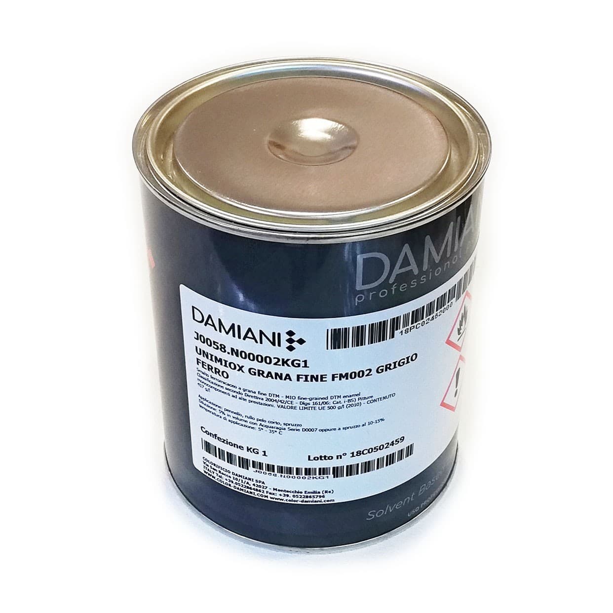 Damiani Unimiox 5kg smalto ferro micaceo grana fine - 9