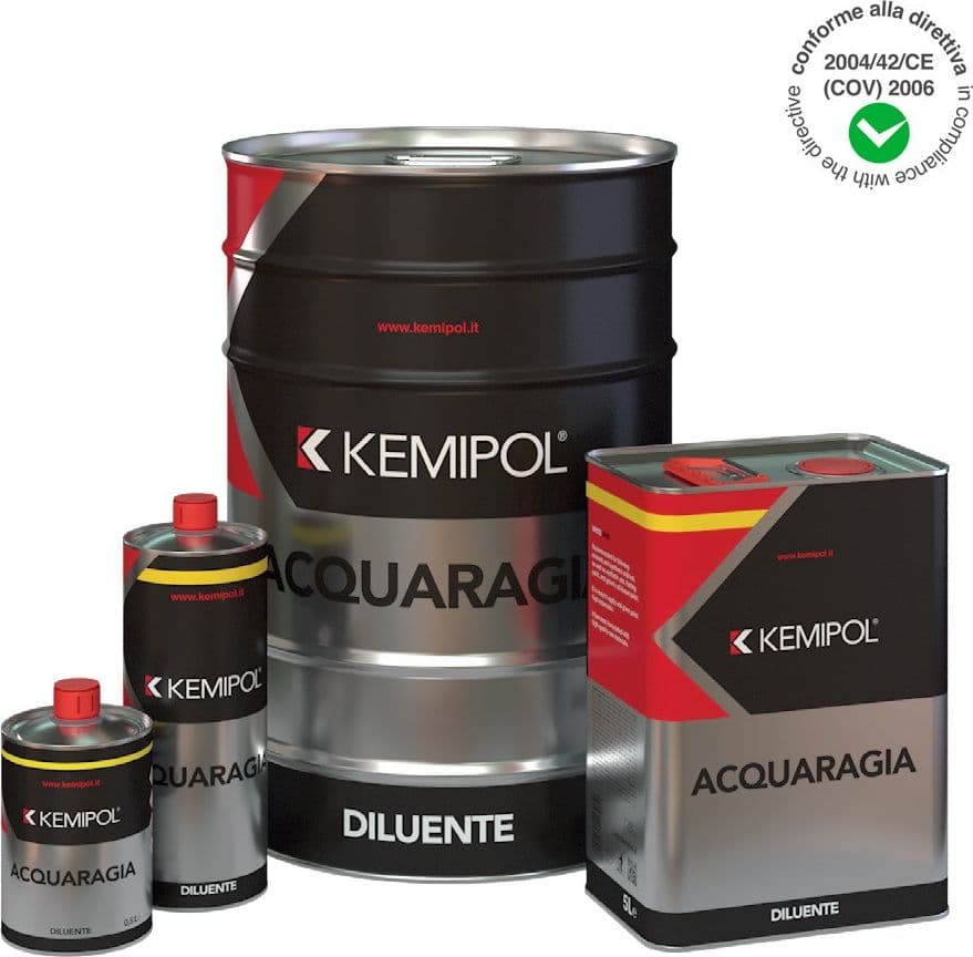Kemipol 1lt acquaragia per diluizione vernici - antiruggini - pitture ad olio - 4