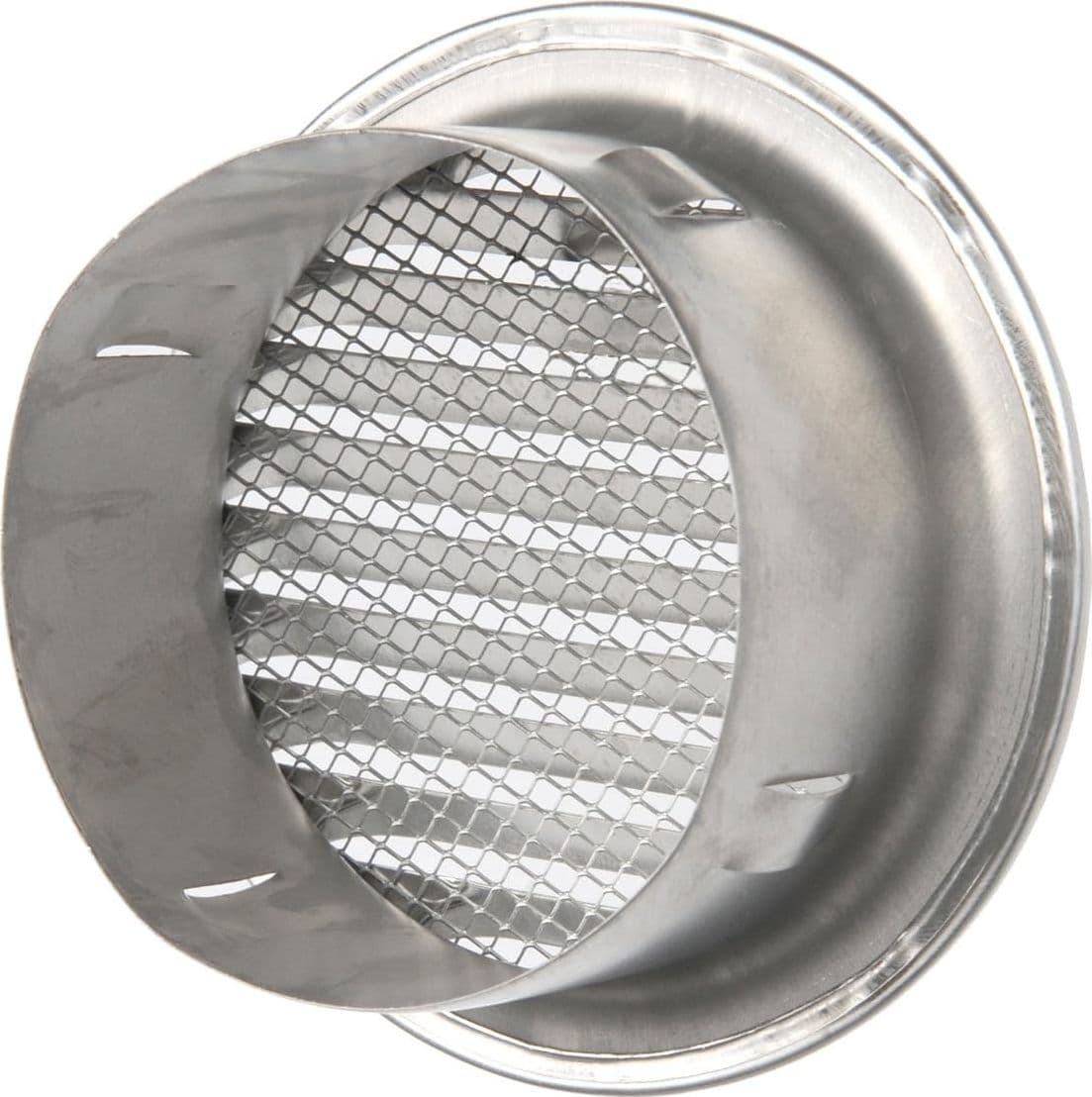 First griglia in alluminio tonda da incasso con rete anti insetto - 4
