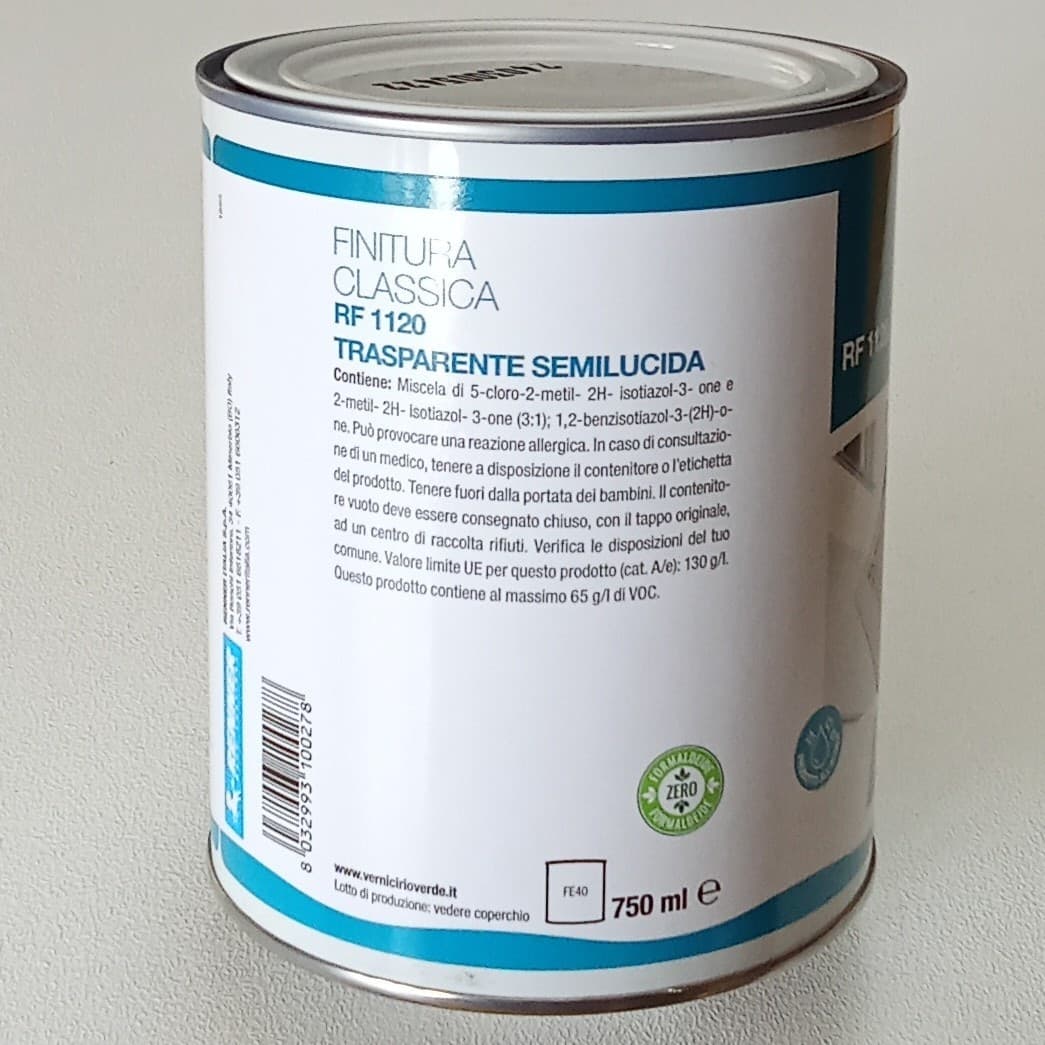 Renner RF 1120 750ml finitura trasparente semilucida base acqua - 2