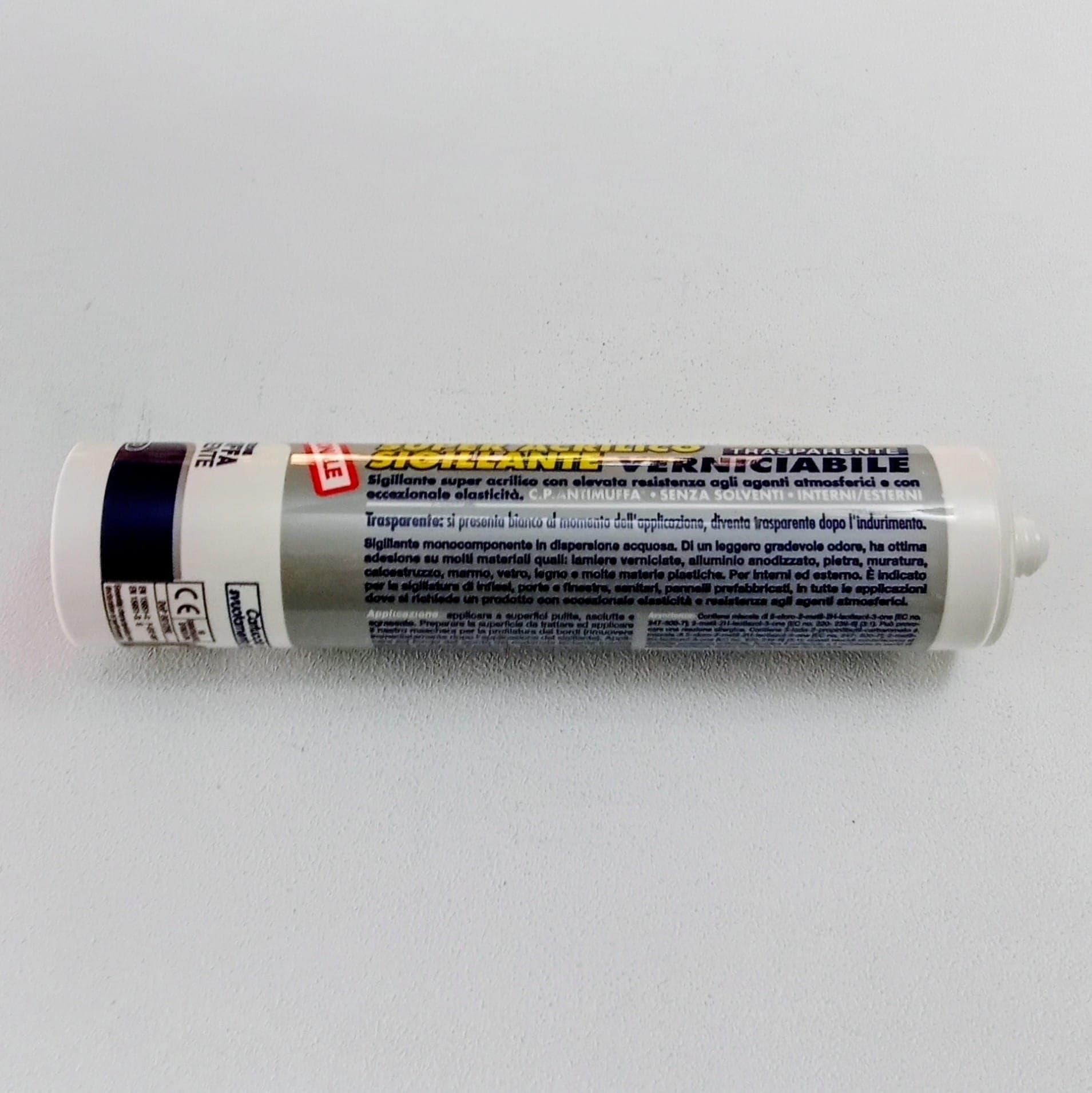 Saratoga VIGOR FLEX 310ml silicone super sigillante acrilico trasparente per interni ed esterni - 3