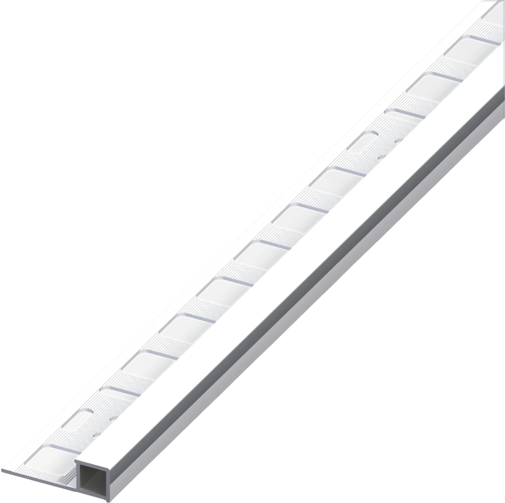 Profilo Quadrato Chiuso Jolly Alluminio Argento Cromato Mm 12 5 x 2 5 M 5 - 2