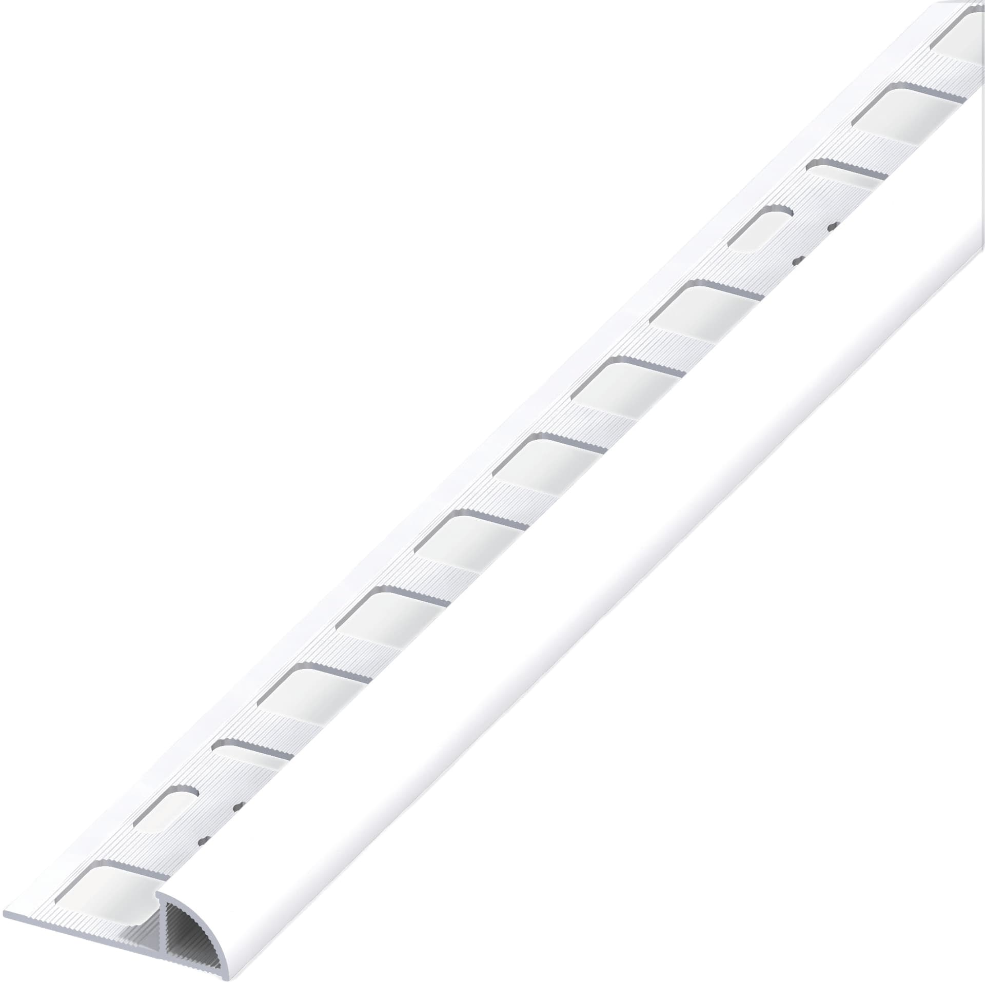 Profilo ad Angolo Jolly PVC Bianco Brillante Mm 8 x 2 5 M 5 Pezzi Alfer - 2