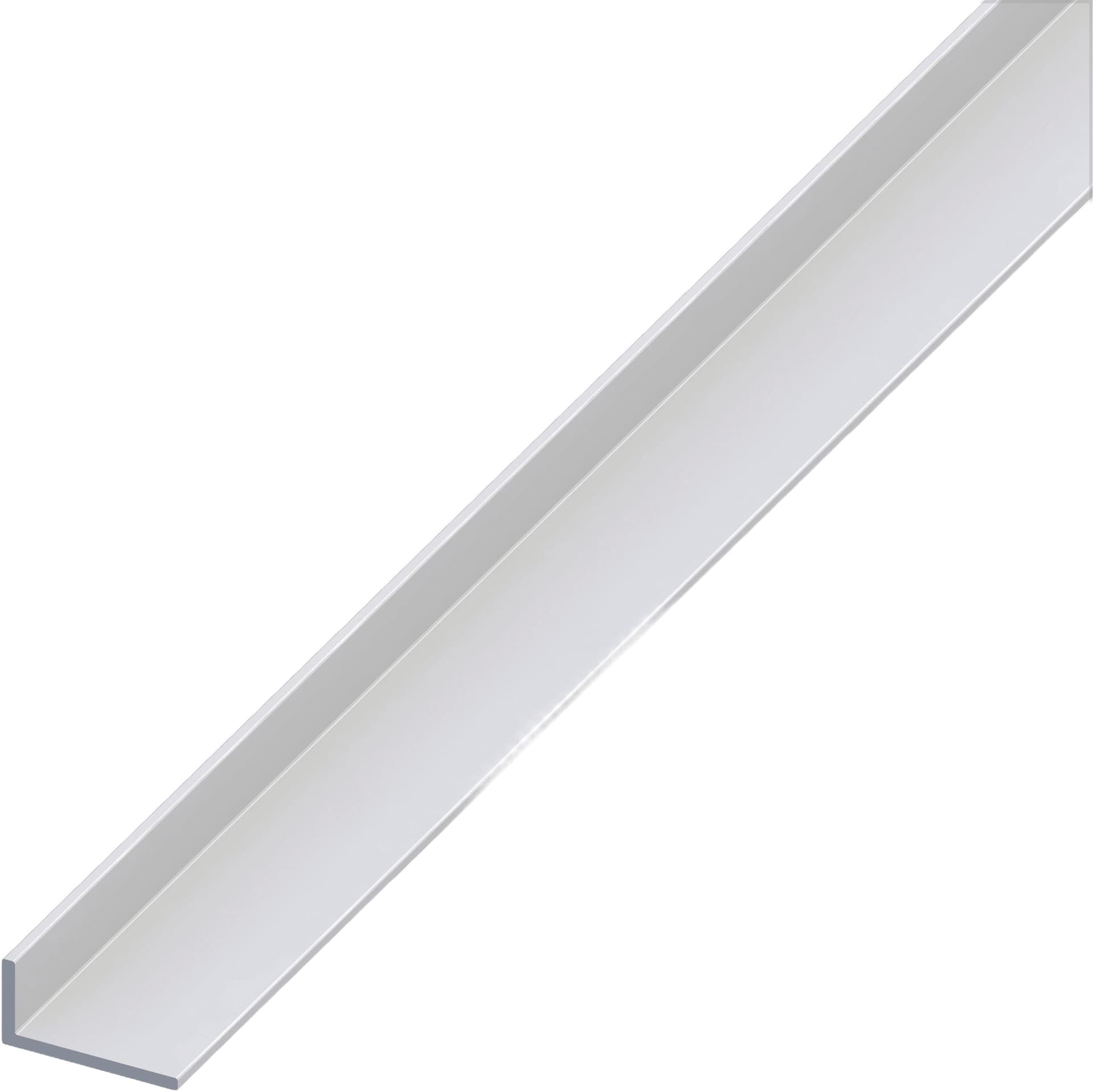 Profilo Angolare Alluminio (lati Disuguali) Bianco Mm 15 x 10X1 M 2 5 Pezzi - 2