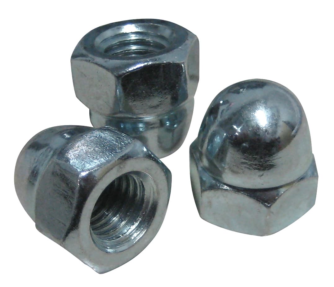 Dado Esagonale Cieco in Acciaio Zincato (UNI 5721) M 8 500 Pezzi Ambrovit - 2