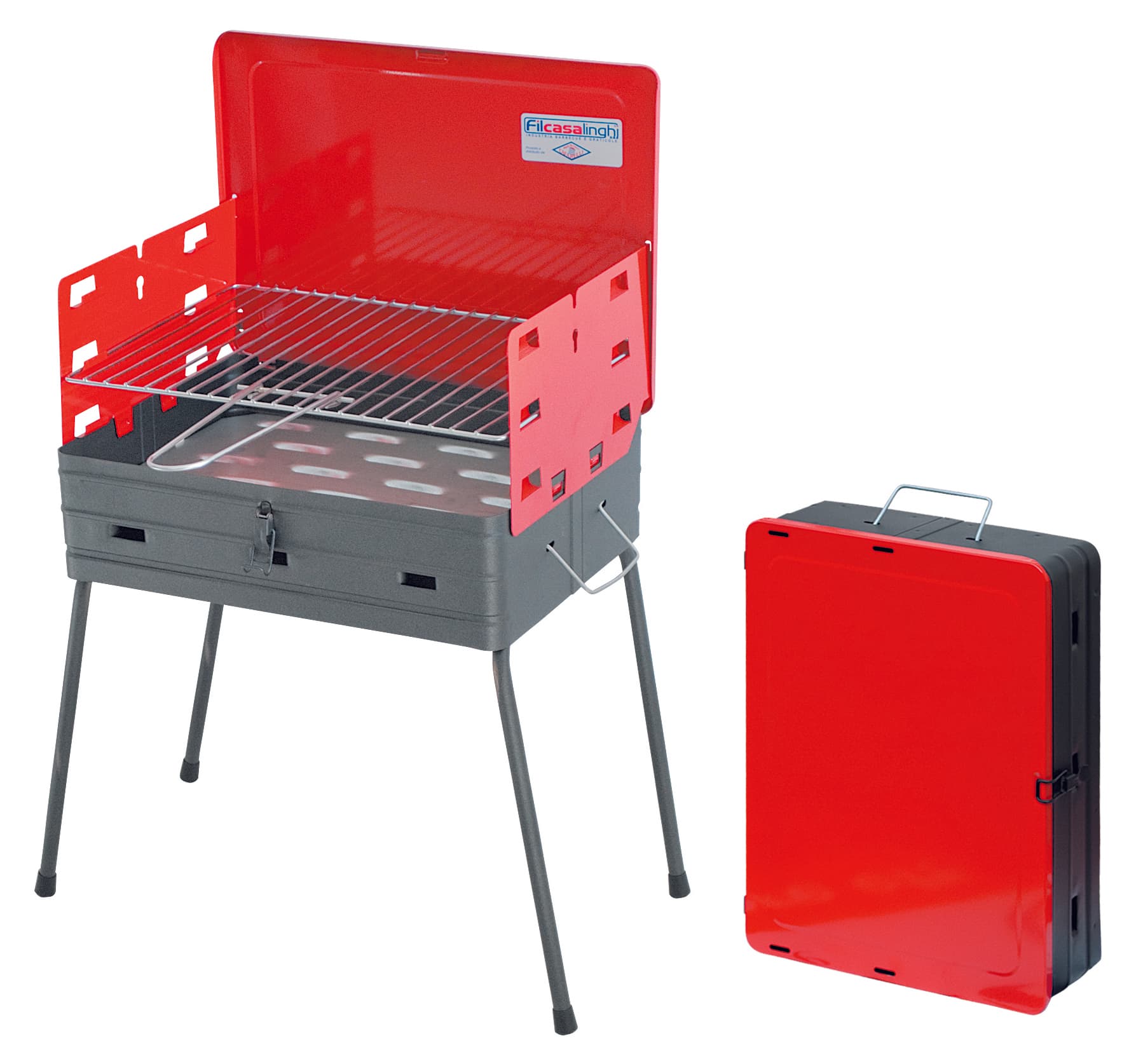 Barbecue Richiudibile in Valigetta Happy Cm 41 x 30X48 H - 2