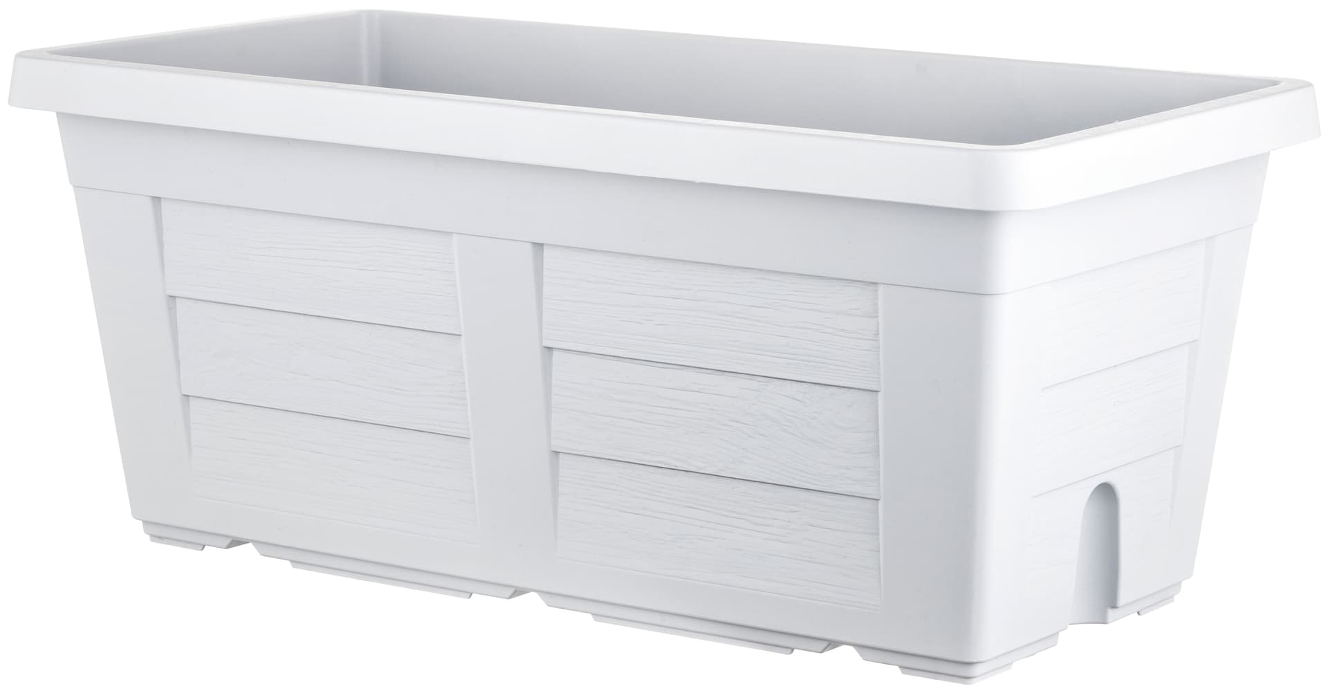 Fioriera Rettangolare Legno Colore Ghiaccio Cm 80 x 40X34 H Bama - 2