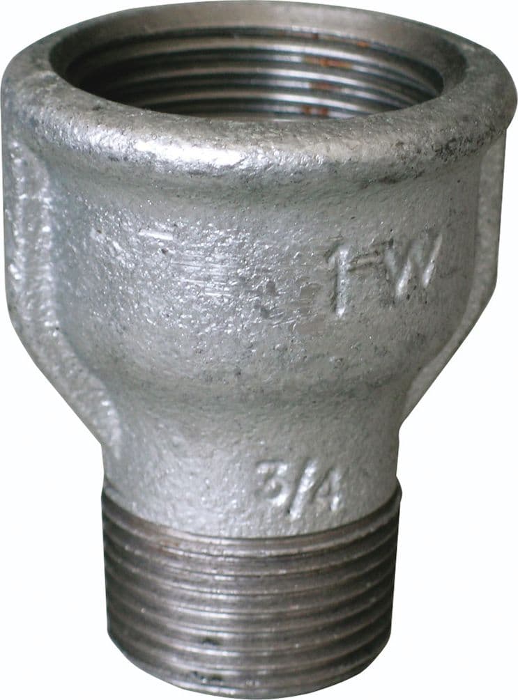 Manicotto di Riduzione M F in Ghisa Figura 246 Misura 1X3/4 10 Pezzi Atusa