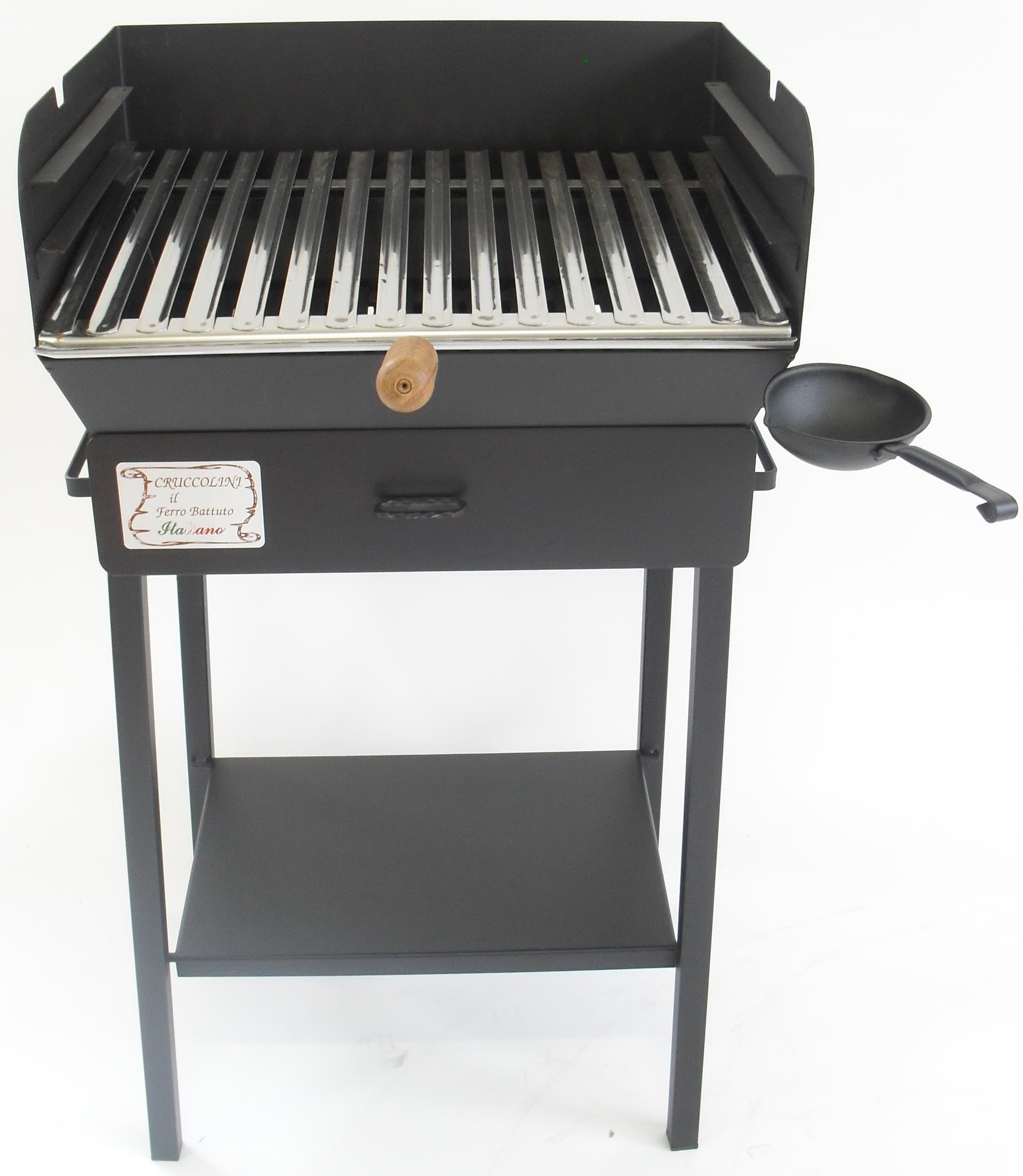 Barbecue in Ferro Battuto Family Cm 50 x 40X94 H - 2