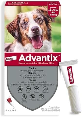 Antiparassitario Advantix (4 Pipette) per Cani 10÷25 kg Bayer - 2
