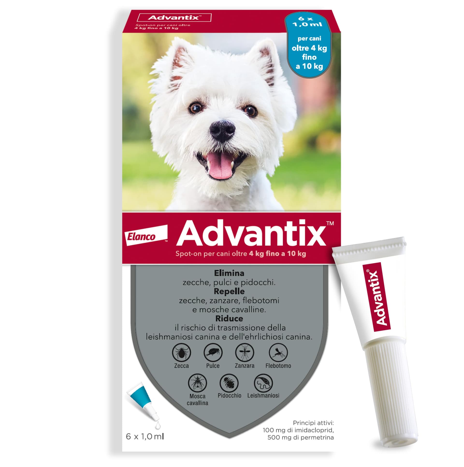 Antiparassitario Advantix (6 Pipette) per Cani 4÷10 kg Bayer - 2
