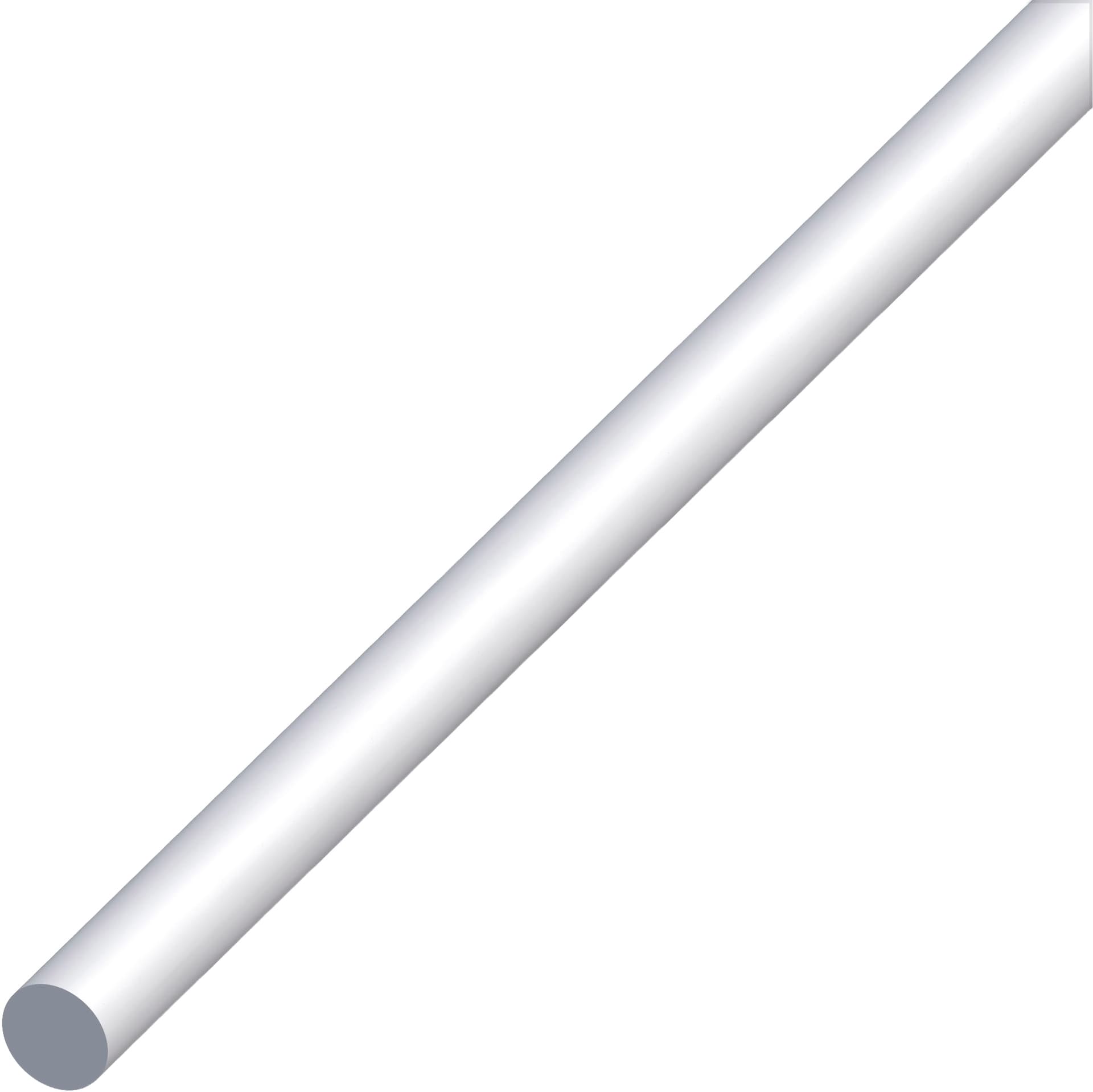 Profilo Barra Tonda Alluminio Argento Satinato Ø Mm 6 M 1 5 Pezzi Alfer - 2