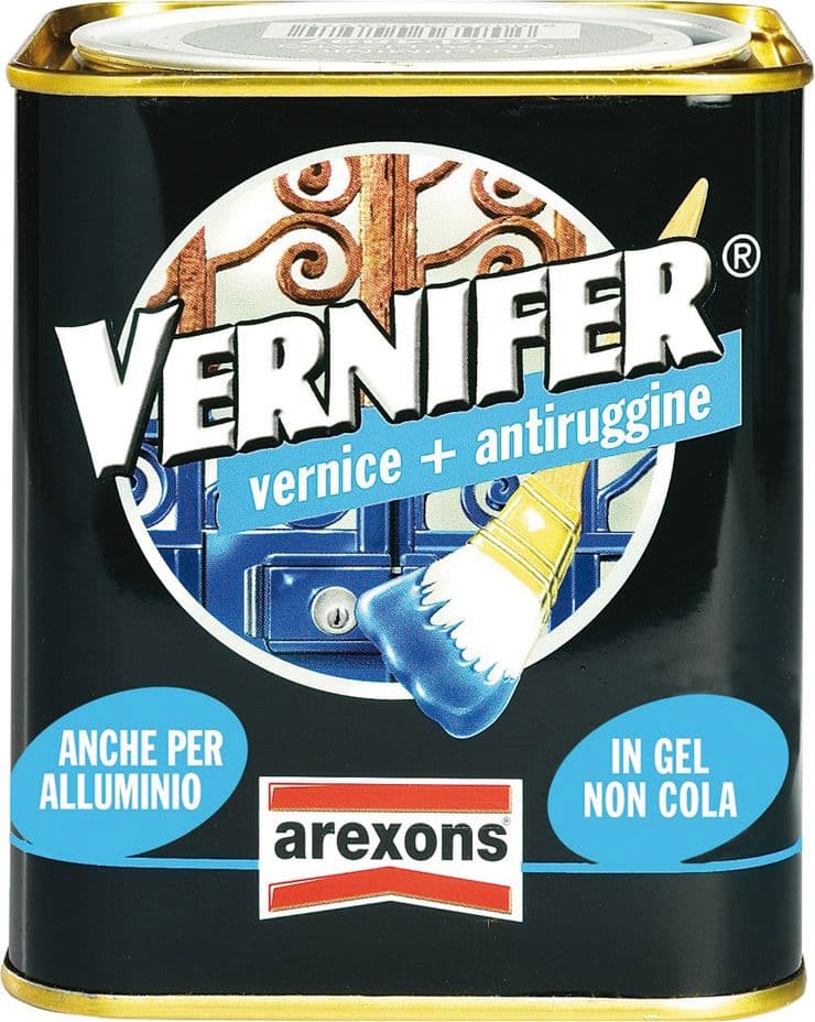 Vernice Vernifer Ml. 750 Tinta Brillante Marrone Arexons - 2