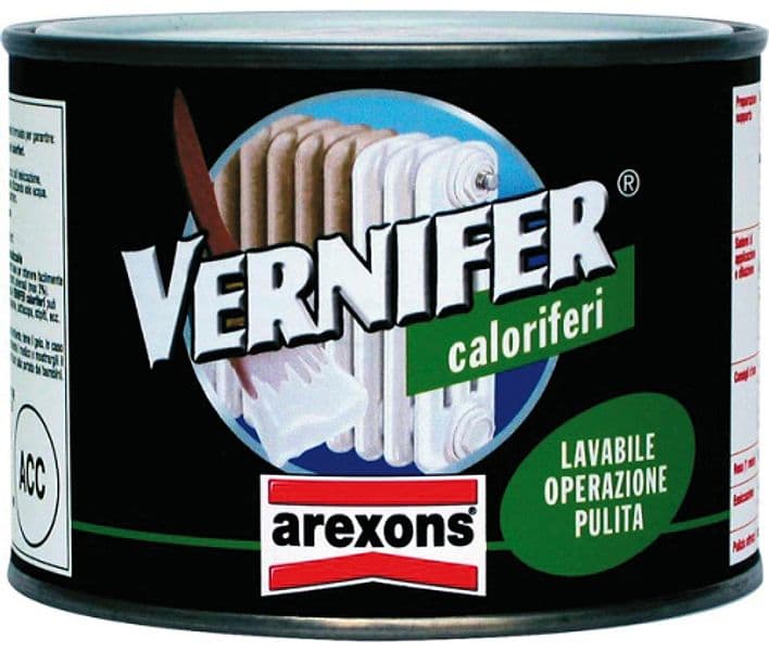 Vernice Vernifer Caloriferi Ml. 500 Bianco Satinato Arexons - 2