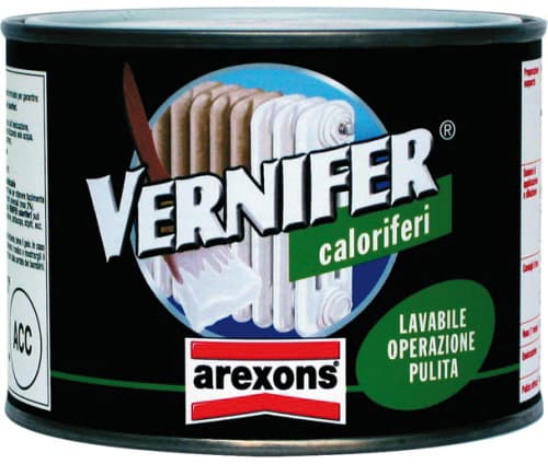 Vernice Vernifer Caloriferi Ml. 500 Bianco Satinato Arexons - 2