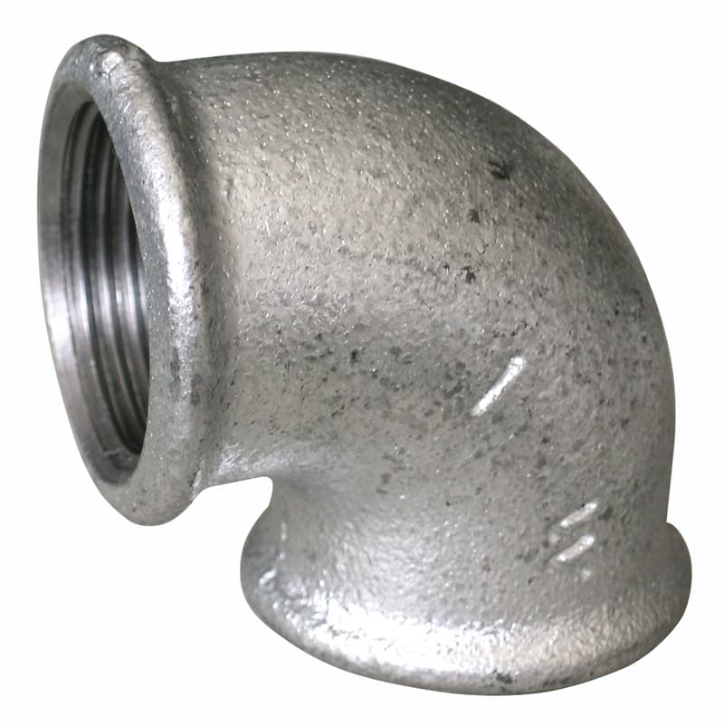 Gomito a 90 ° in Ghisa Figura 90 Misura 2 Atusa - 2