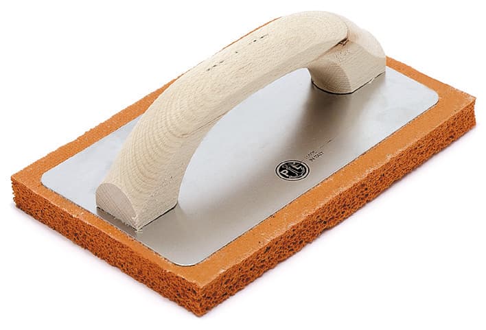 Frattazzo per Intonaci Gomma Arancione Grana Grossa Art. 820 cm 24 x 10 - 2
