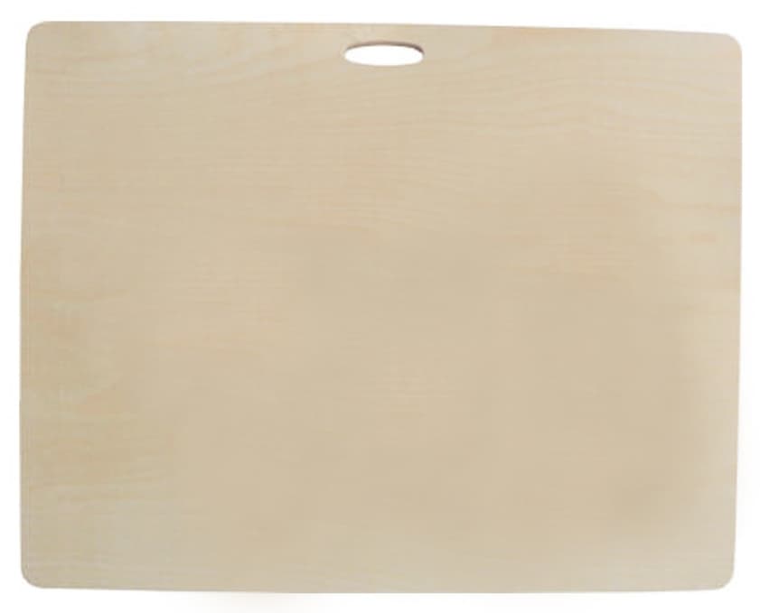 Asse da Pasta in Legno con Maniglia Cm 75 x 59X1 2 - 2