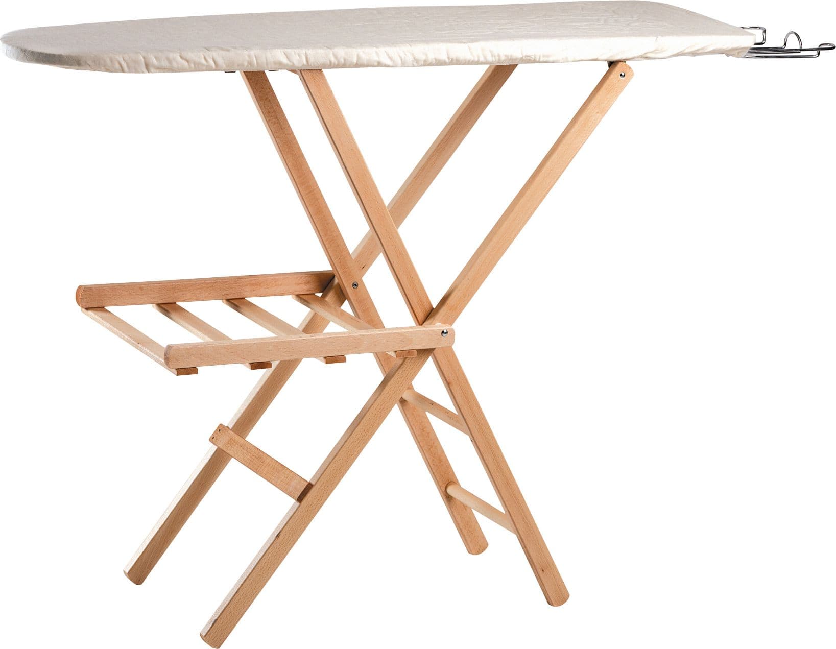Asse da Stiro Eco in Legno Chiaro Piano Cm 117 x 35 – Autres