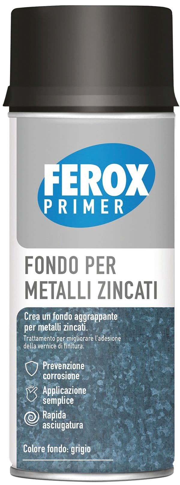 Ferox Fondo Aggrappante per Metalli Zincati ML.400 6 Pezzi Arexons