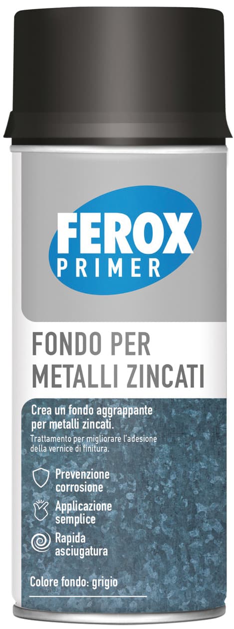 Ferox Fondo Aggrappante per Metalli Zincati ML.400 6 Pezzi Arexons - 2