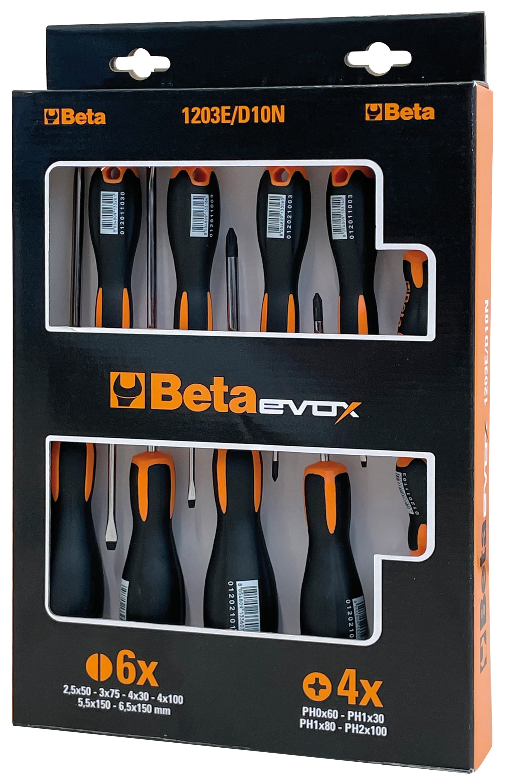 Serie Giraviti 10 Pezzi. Art. 1203E D10N Beta - 2