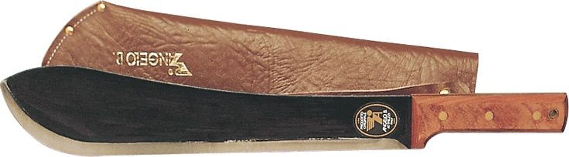 Machete con Fodero in Cuoio Cm 35 Angelo B - 2