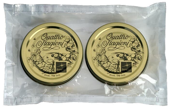 Capsula per Barattoli Quattro Stagioni Ø Mm 70 Cl. 25 50 Pezzi. 2 54.00 - 2