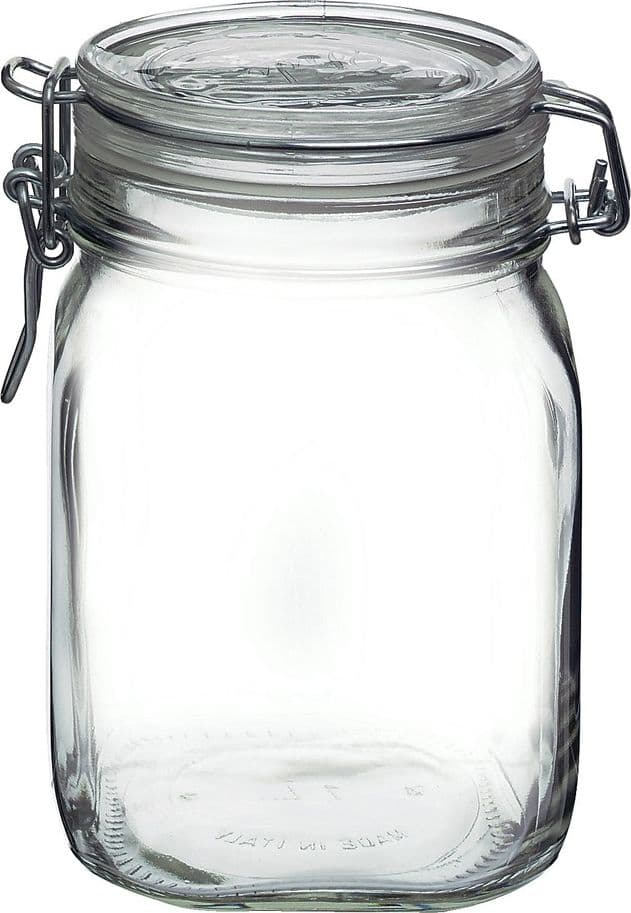 Barattolo Fido Ø Cm 10 5 x 16 H Cl. 100 6 Pezzi Bormioli - 2